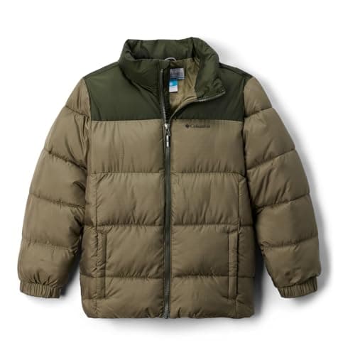 Image of Columbia Youth Boys Puffect 2 Jacket, Puffer Jacket, Stone Green/Greenscape, Large