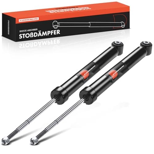 Image of Frankberg 2x Shock Absorber Strut Rear Left Right 577mm Gas pressure Compatible with L.u.p.o 6E1 6X1 APink 6H1 Replace# 343309,556275