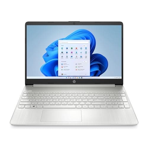 Image of HP 15s-fq5021na Laptop 39.6 cm (15.6") Full HD Intel Core i5 i5-1235U 8 GB DDR4-SDRAM 256 GB SSD Wi-Fi 5 (802.11ac) Windows 11 Home Silver- 8R554EA#ABU