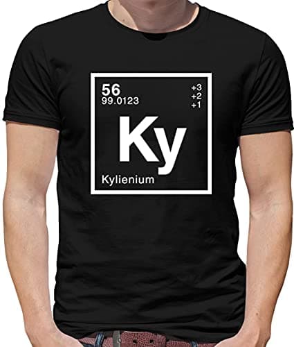 Image of Kylie Periodic Element - Mens T-Shirt - Black - Small