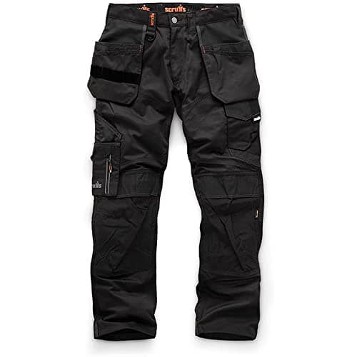 Image of Scruffs Men's Scruffs Trade Holster Black Trousers, Black, 38W UK