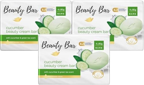 Image of Cucumber & Green Tea Beauty Bar Soap 12x90g