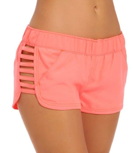 Image of O'NEILL Juniors Marina Board Shorts, Hot Coral, Medium