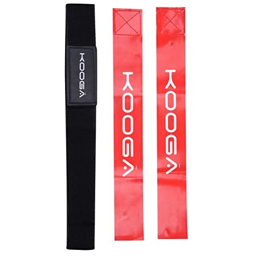 Image of Kooga Unisex Tag Rugby Belt Black/Red One Size