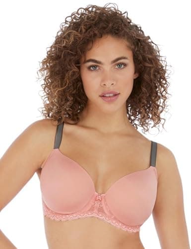 Image of Freya Offbeat Moulded Demi T-Shirt Bra Rosehip Pink 34DD