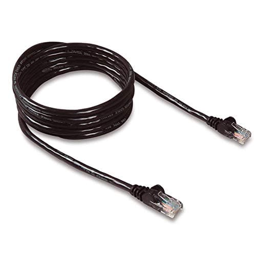 Image of Belkin 5m CAT5e Snaglesss Patch Cable - Black