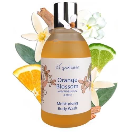Image of Di Palomo Orange Blossom & Honey Moisturising Body Wash 240ml – Luxury Bath & Shower Formula with Natural Ingredients, Hydrating Skincare, Vegan, Cruelty-Free, Refreshing for Men & Women Cleanser