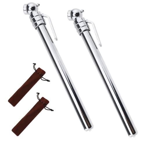 Image of 2 PCS Tire Pressure Gauge Portable Tire Air Pressure Pencil Stainless Steel Tyre Pressure Pen for Tire Pressure Measuring Tool