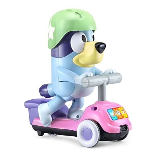 Image of VTech Bluey Scooter Time Bluey Ride-On Toy
