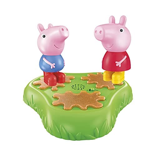 Image of Peppa Pig Muddy Puddle Champion Board Game for Kids Ages 3 and Up, Preschool Game for 1-2 Players, Multicolor