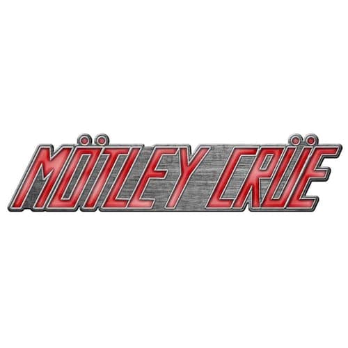 Image of Motley Crue Pin Badge Classic Band Logo Official clutch Metal Lapel 4cmx 1cm One Size