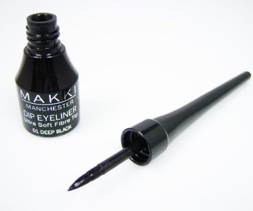 Image of Matte Finish Deep Black Ultra Fine Tip and soft Dip Liquid Eyeliner 01 super long stay, high coverage, Eye Liner Colour Shade 01