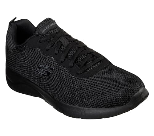 Image of Skechers Men's Dynamight 2.0- Rayhill Trainers, Black, 9 UK