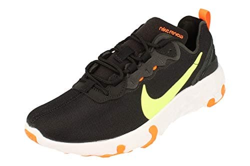 Image of NIKE Renew Element 55 GS Running Trainers CV9644 Sneakers Shoes (UK 6 US 6.5Y EU 39, Black Ghost Green Total Orange 001)