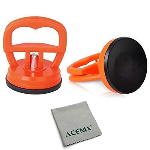 Image of ACENIX® 2 Pack Car Dent Remover Heavy Duty Suction Cup for Dents, Glass, Screen, Tile, and Fridge Lifting Powerful Repair Tool for Vehicle Body & LCD Screen Opening Includes Cleaning Cloth
