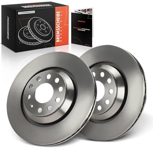 Image of Frankberg Brake Disc Set incl. 2x Discs Rear Vented Ø310mm Compatible with P.a.s.s.a.t Variant 3G5 CB5 T.i.g.u.a.n AD1 AX1 Golf A3 Replace# 5Q0615601E