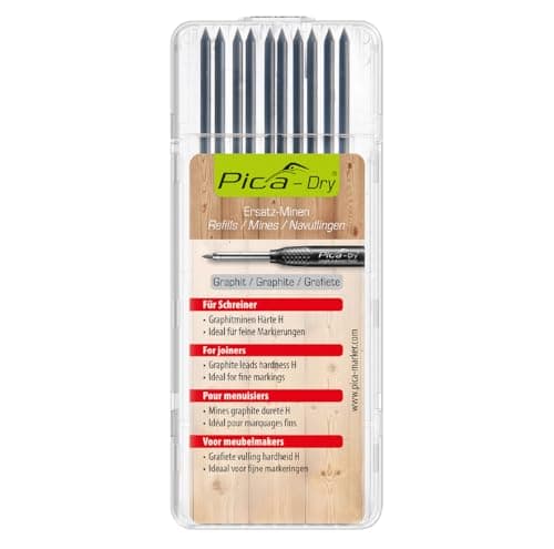 Image of PICA Dry Refill Leads Pack 10 Graphite Special Hardness 4050 Joiners