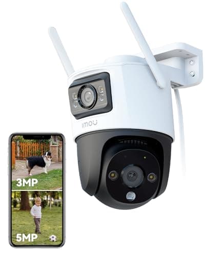 Image of Imou 2-in-1 4K Outdoor Security Camera Dual-Lens, CCTV Camera Wireless Wi-Fi Outdoor with 30M Night Vision, Home Security Camera 360°Full Coverage, Human/Auto/Motion Detection, Siren Spotlight, IP66