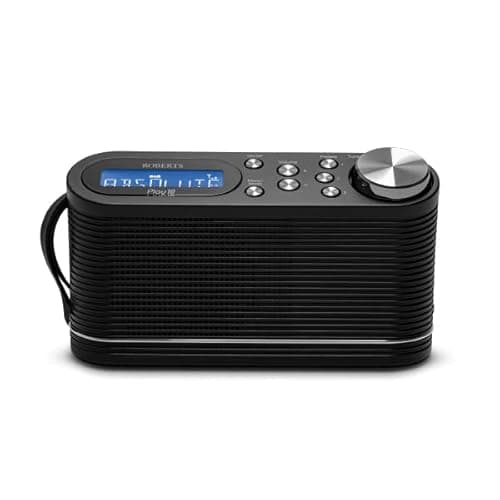 Image of Roberts PLAY10 FM/DAB/DAB+ Digital Portable Radio, Black