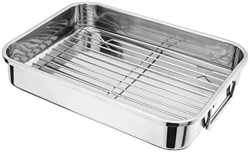 Image of Judge Speciality Cookware, 32 x 24 x 6cm Roasting Pan with Rack