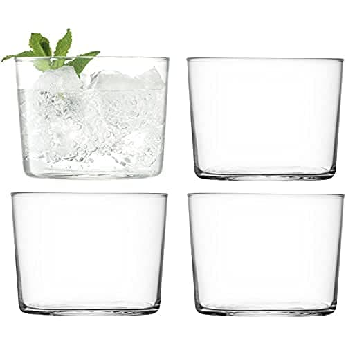 Image of LSA International Gio Tumbler 220 ml Clear | Set of 4 | Dishwasher Safe | GI13