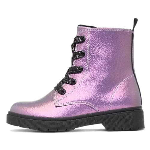Image of Lilley Junior Jill Girls Lilac Lace Up Ankle Boot - Size 11.5 - Purple