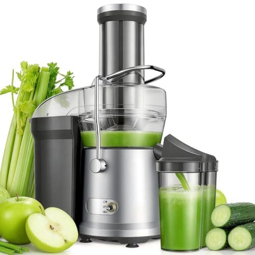Image of GDOR 1200W Juicer Machines Powerful 2L Juicer with Larger 81mm Feed Chute Juicers Whole Fruit and Vegetable Centrifugal Juicer Easy to Clean Juice Machine Full Copper Motor Anti-drip Brush Included