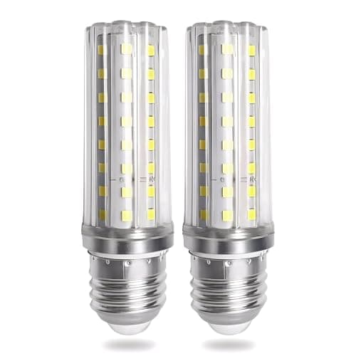 Image of MYRLOFT E27 LED Corn Bulb 2 Pack, 18W 2950LM Bright E27 LED Bulb - 6000K Cool White, 180W Equivalent ES Screw Light Bulb for Garage, Workshop, Home, Non-Dimmable