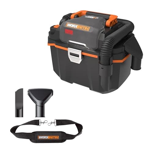 Image of WORX WX031.9 18V (20V MAX) Cordless Compact Wet/Dry Vacuum Cleaner, Black