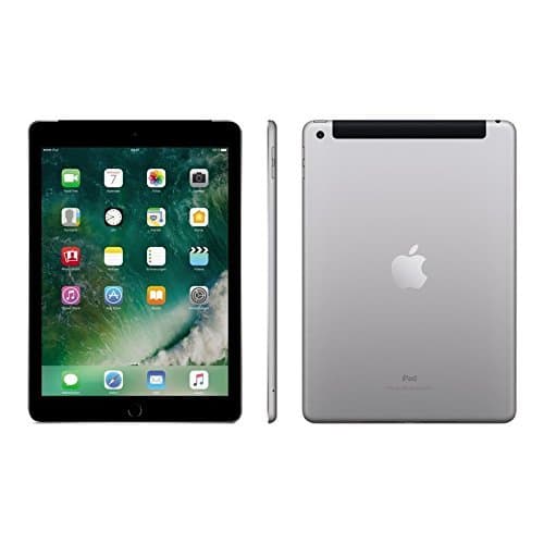 Image of Apple iPad 9.7 (5th Gen) 32GB Wi-Fi + Cellular - Space Grey - Unlocked (Renewed)