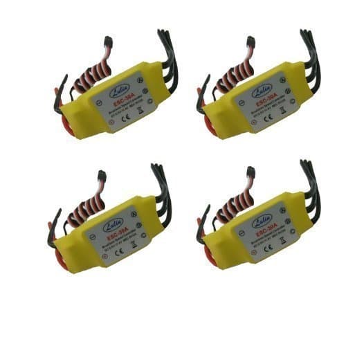 Image of hobbypower Rcmodelpart 30a Brushless Speed Controller Esc for Multicopter Quadcopter(pack of 4pcs)