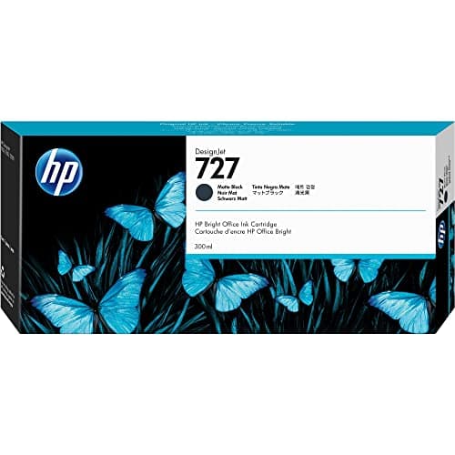 Image of HP 727 C1Q12A Matte Black 300-ml Genuine DesignJet Ink Cartridge, high capacity, Ink DesignJet T2500, T1500 & T900 Series Large Format Plotter Printers 727 DesignJet Printhead