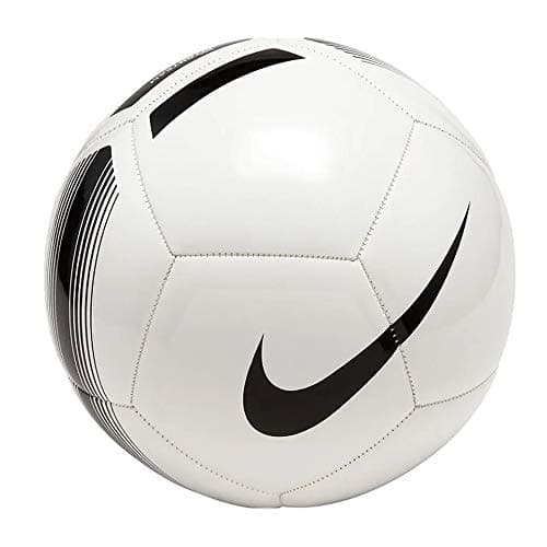 Image of Nike Unisex-Adult Pitch Team Soccer Ball SC3992 white/black 5