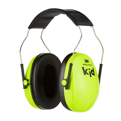Image of 3M Peltor Kid Ear Defender Children H510AK, neon green, Child Hearing Protection / Earmuff; Adjustable size; For noise levels 87-98 dB (SNR: 27dB); School, Concerts, Festivals, Fireworks, Sport events