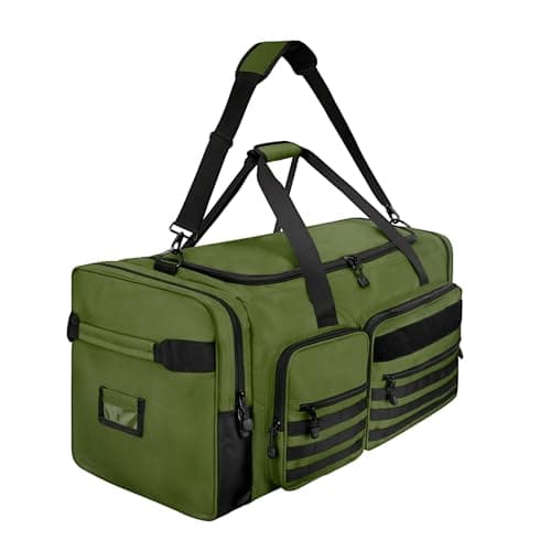 Image of Goloni 130L Heavy Duty Large Duffle Equipment Bag,Catchers Gear Bag with Shoe Compartment,Baseball Duffle Bag for Training Gear Sports Gym Equipment