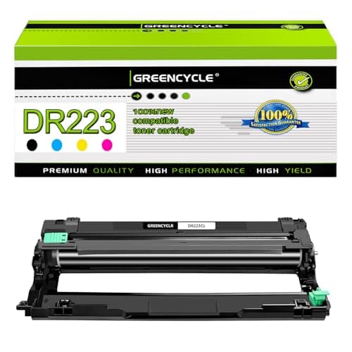 Image of greencycle DR223 DR223CL Compatible Drum Unit Replacement for Brother DR-223CL DR-223 Drum Work with MFC-L3770CDW MFC-L3750CDW HL-L3230CDW HL-L3270CDW HL-L3290CDW Printer(1 Pack,18000 Pages per Drum)