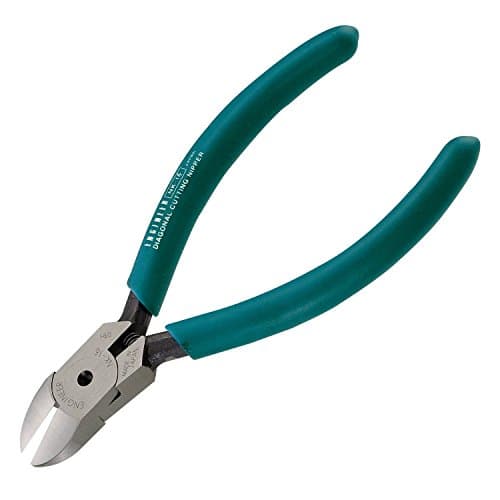 Image of Diagonal jaw Side Cutters/Snips for Cutting Wire, Precision Electronics Work -150mm. Made in Japan. ENGINEER nk-16