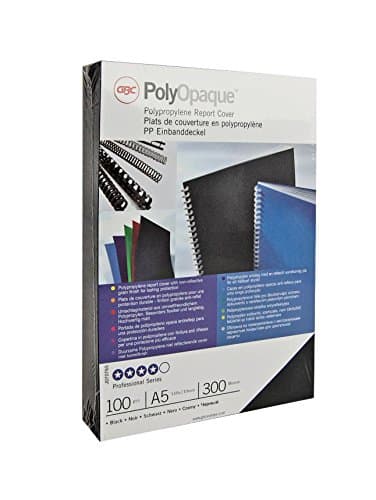 Image of GBC PolyOpaque Binding Covers A4 300 micron White (100 Pack)