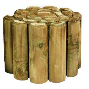 Image of VALUE PACK OF 4 - 6" Log Rolls **SAVE ON POSTAGE** Lawn Border Edging (1.8m Long)