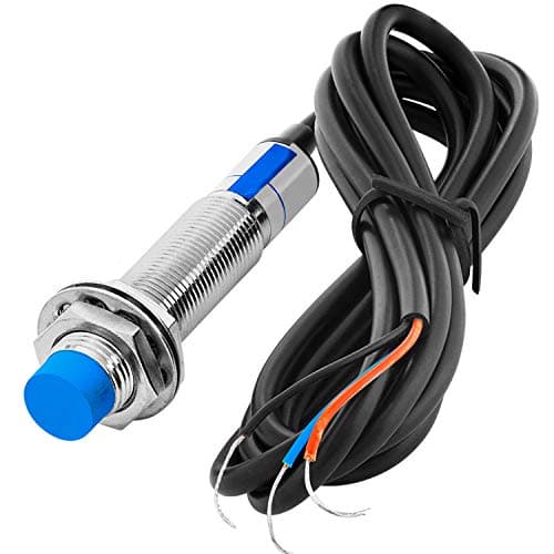 Image of AZDelivery M12 LJ12A3-4-Z/BX Inductive Proximity Sensor 12mm Switch Detector 300mA 6-36 VDC 5V NPN Normally Open (NO) 3 Wire compatible with Arduino including E-Book!