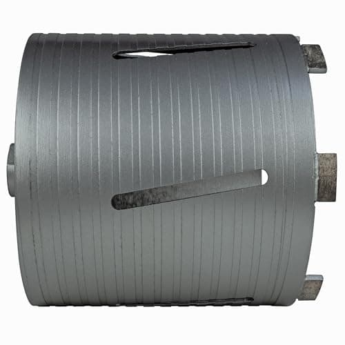 Image of Mexco DCX90 Slotted Dry Core Drill, High-Performance Diamond Core for Drilling Masonry Materials - 162mm