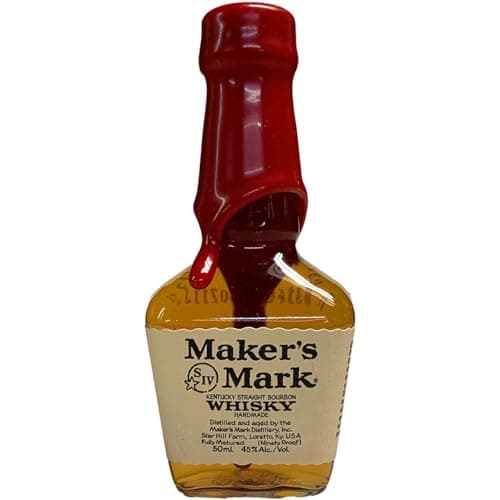 Image of Maker's Mark Kentucky Straight Bourbon Whiskey 50ml Pack of 1 | Miniature Size Alcohol | All Occasion Gift