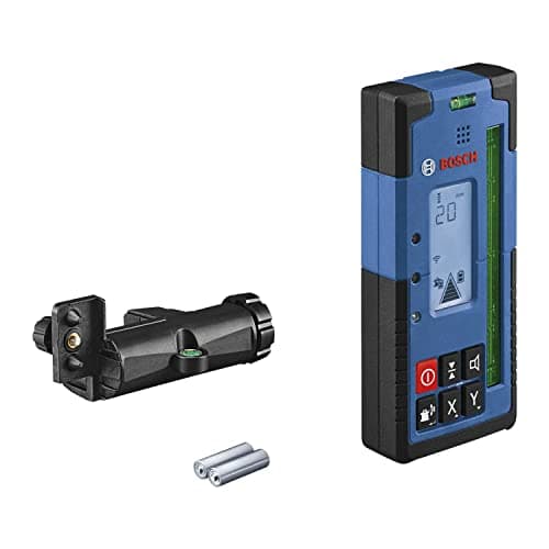 Image of Bosch Professional Laser Receiver LR 65 G (RB 60 Receiver Bracket, 2 x AA Batteries, Range: up to 325 m Radius, Ideal for Rotary Laser GRL 650 CHVG)