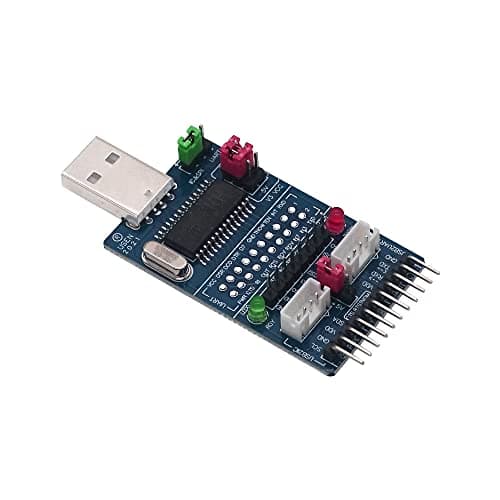 Image of DollaTek CH341A USB to SPI I2C IIC UART TTL ISP Serial Adapter Module EPP/MEM Converter For Serial Brush Debugging RS232 RS485