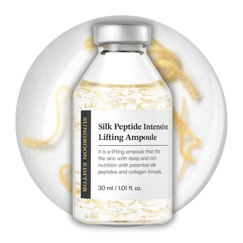 Image of SUNGBOON EDITOR Silk Peptide Intensive Lifting Ampoule | Korean Anti-Aging Serum for Face with Collagen & 30 Peptide Complex | Hydrating Korean Facial Serum for Smooth-Looking Skin | 35ml, 1.18 fl oz