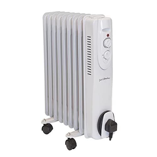 Image of Jack Stonehouse Oil Filled Radiator 2000W 9 Fin 2KW Electric radiators for Home Office Free Standing, Thermostatically Controlled, 3 Energy Efficient Heat Output Settings for Maximum Warmth
