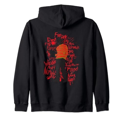 Image of Nightmare on Elm Street Don't Fall Asleep Zip Hoodie