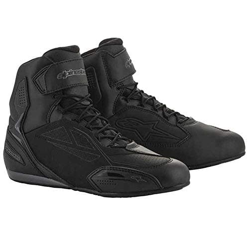 Image of Alpinestars Faster-3 DryStar Motorcycle Shoes (Black/Charcoal, 12.5 (46))