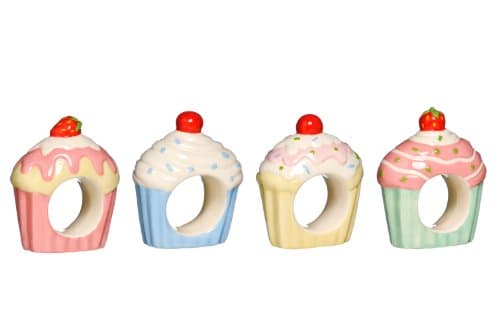 Image of Premier Housewares Cupcake Napkin Rings (1 Random)