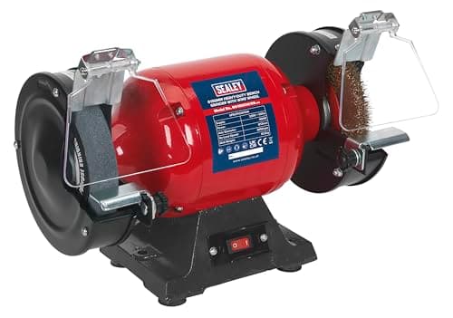 Image of Sealey Bg150Xw/99 Bench Grinder 150Mm with Wire Wheel 450W/230V Heavy-Duty